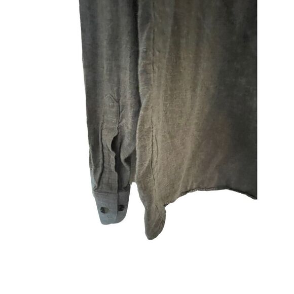 Travis Mathew Mens Gray Long-Sleeve Button-Down Shirt Large - Picture 5 of 11